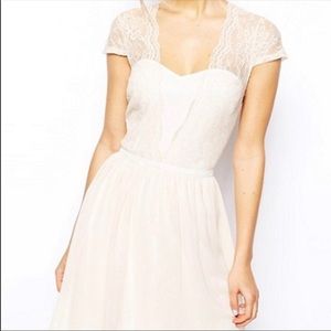 ASOS Scallop Edge Skater Dress